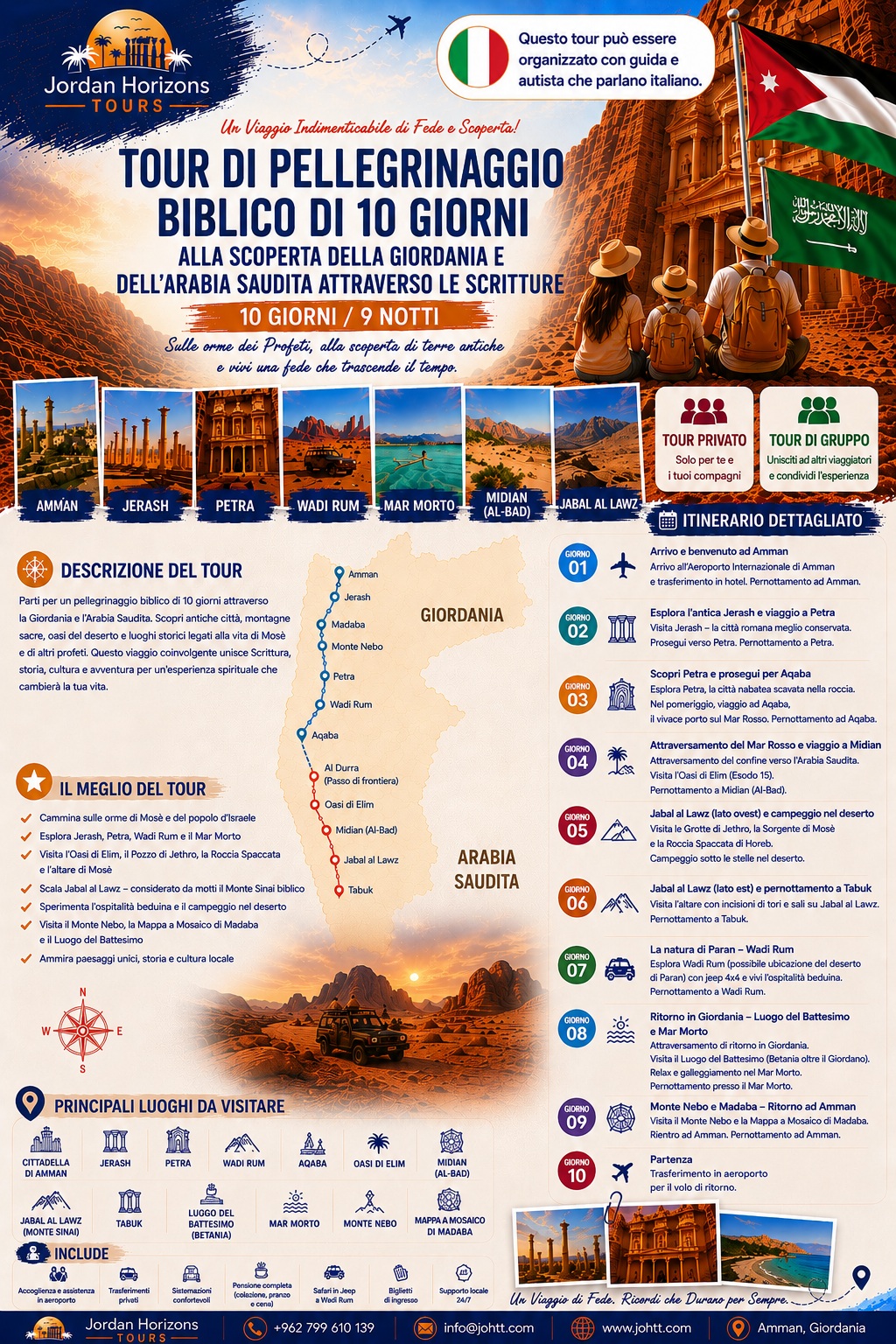 Tour-Pellegrinaggio-Biblico-10-Giorni-Giordania-Arabia Saudita
